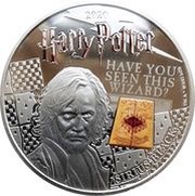 ½ Dollar Harry Potter - Sirius Black, Samoa, 2020 reverse image
