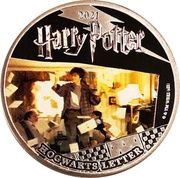 ½ Dollar Hogwarts Letter, Samoa, 2021 reverse image