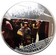 ½ Dollar Diagon Alley, Samoa, 2021 reverse image