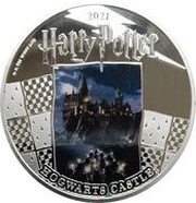 ½ Dollar Hogwarts Castle, Samoa, 2021 reverse image