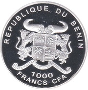 1000 Francs FIFA World Cup Germany 2006 obverse image