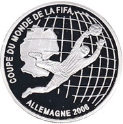 1000 Francs FIFA World Cup Germany 2006 reverse image