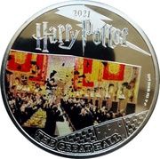 ½ Dollar The Great Hall, Samoa, 2021 reverse image