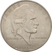 1 Tala - Tanumafili II James Cook, Samoa, 1970 reverse image