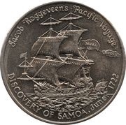 1 Tala - Tanumafili II Discovery of Samoa reverse image