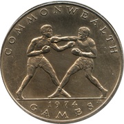 1 Tala - Tanumafili II Commonwealth Games, Samoa, 1974 reverse image