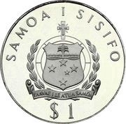 1 Tala - Tanumafili II Commonwealth Games; Silver Proof issue obverse image