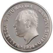 1 Tala - Tanumafili II Silver Proof issue obverse image