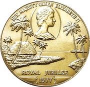 1 Tala - Tanumafili II Silver Jubilee, Samoa, 1977 reverse image