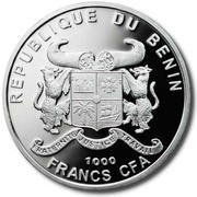 1000 Francs CFA Cannabis Sativa obverse image