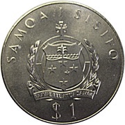 1 Tala - Tanumafili II Charles Kingsford Smith obverse image