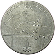 1 Tala - Tanumafili II XXII Summer Olympics reverse image