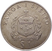 1 Tala - Tanumafili II Dr. Wilhelm Solf obverse image