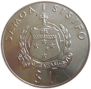 1 Tala - Tanumafili II Royal Wedding obverse image