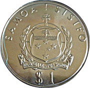 1 Tala - Tanumafili II Roosevelt obverse image