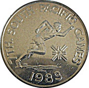 1 Tala - Tanumafili II South Pacific Games, Samoa, 1983 reverse image