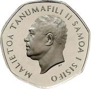 1 Tala - Malietoa Tanumafili II Silver Piedfort obverse image