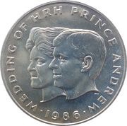1 Tala - Tanumafili II Royal Wedding reverse image