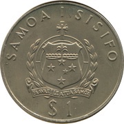 1 Tala - Tanumafili II WWF obverse image