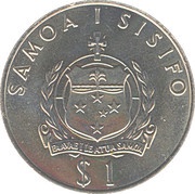 1 Tala - Tanumafili II Jubilee obverse image
