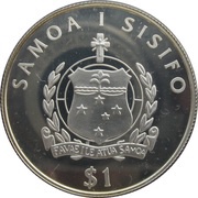 1 Tala - Tanumafili II XXVI Summer Olympics obverse image