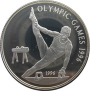 1 Tala - Tanumafili II XXVI Summer Olympics, Samoa, 1996 reverse image