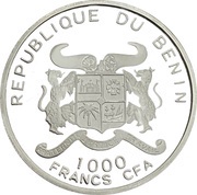 1000 Francs CFA HMS Victory obverse image