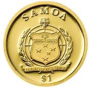 1 Tala Samoan Flying Fox obverse image