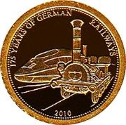 1 Tala 175 Years German Railways reverse image