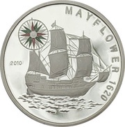 1000 Francs CFA Mayflower, Benin, 2010 reverse image