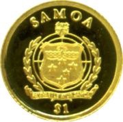 1 Tala Gold Helvetia obverse image