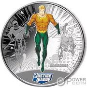 1 Dollar Aquaman, Samoa, 2022 reverse image