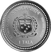 1 Tala Year of the Dragon obverse image