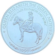2 Tala Lady Elizabeth and Bobs, Samoa, 1997 reverse image