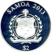 2 Tala 50 Years of Porsche 911 obverse image
