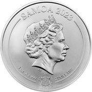2 Dollars Four Guardians - White Tiger obverse image