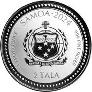 2 Tala Year of the Dragon obverse image