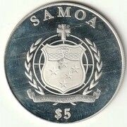 5 Tala Second Commandment obverse image