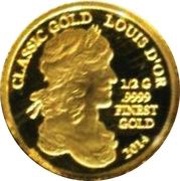 5 Tala Louis d'or, Samoa, 2014 reverse image