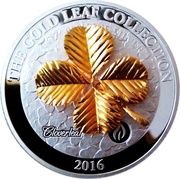 5 Tala Golden 3D Four Leaf Clover, Samoa, 2016 reverse image