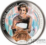 5 Dollars - Elizabeth II Princess Diana, Samoa, 2019 reverse image