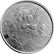 5 Tala Momotaro onto Demon Island (Ukiyo-e style), Samoa, 2021 reverse image