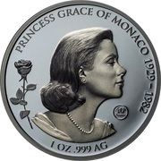 5 Dollars - Elizabeth II Princess Grace of Monaco reverse image