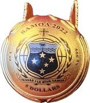 5 Dollars Golden Snitch 3D obverse image