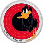 5 Dollars - Elizabeth II Daffy Duck; Colourised, Samoa, 2022 reverse image