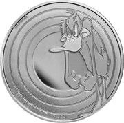 5 Dollars - Elizabeth II Daffy Duck, Samoa, 2022 reverse image