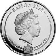 5 Dollars - Elizabeth II Posthumous; Batman obverse image