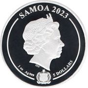 5 Dollars - Elizabeth II Posthumous; Flash obverse image
