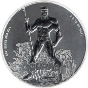 5 Dollars Aquaman, Samoa, 2023 reverse image