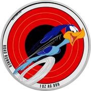 5 Dollars - Elizabeth II Posthumous; Road Runner; Colourised, Samoa, 2023 reverse image